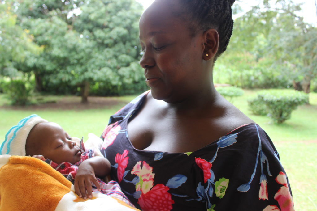 Joseph and Immaculate at Kiwoko Hospital in Uganda - maternal and newborn health
