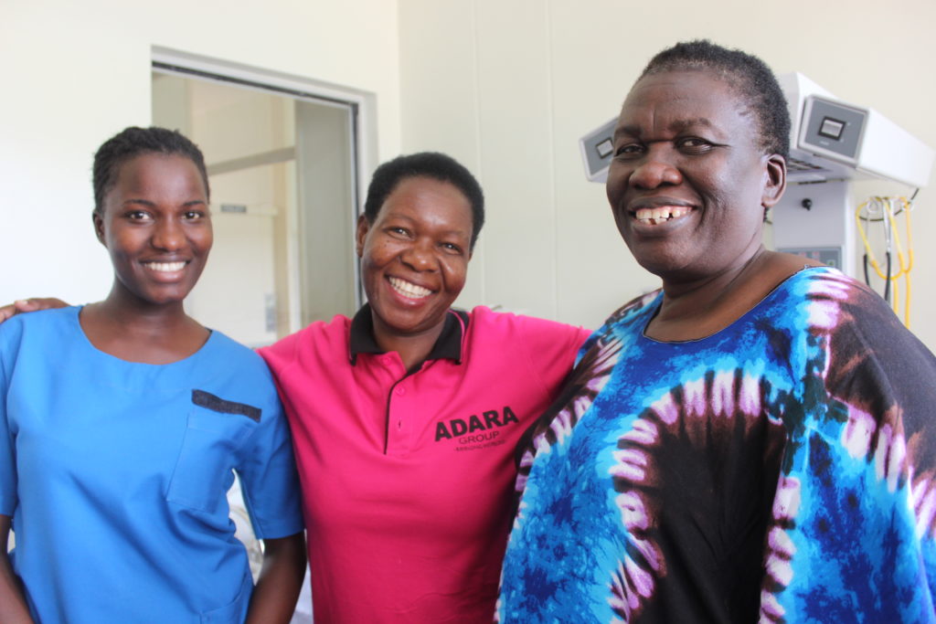 Staff at Nakaseke Hospital, AdaraNewborn's first site.