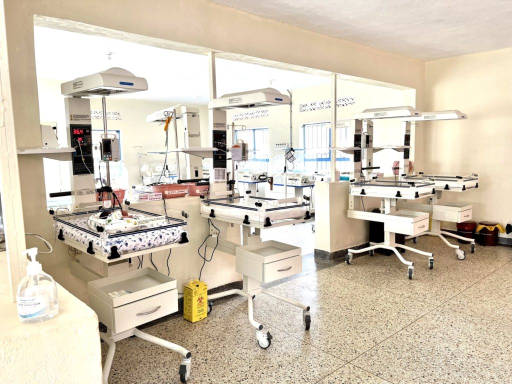 The new Nakaseke Hospital newborn unit