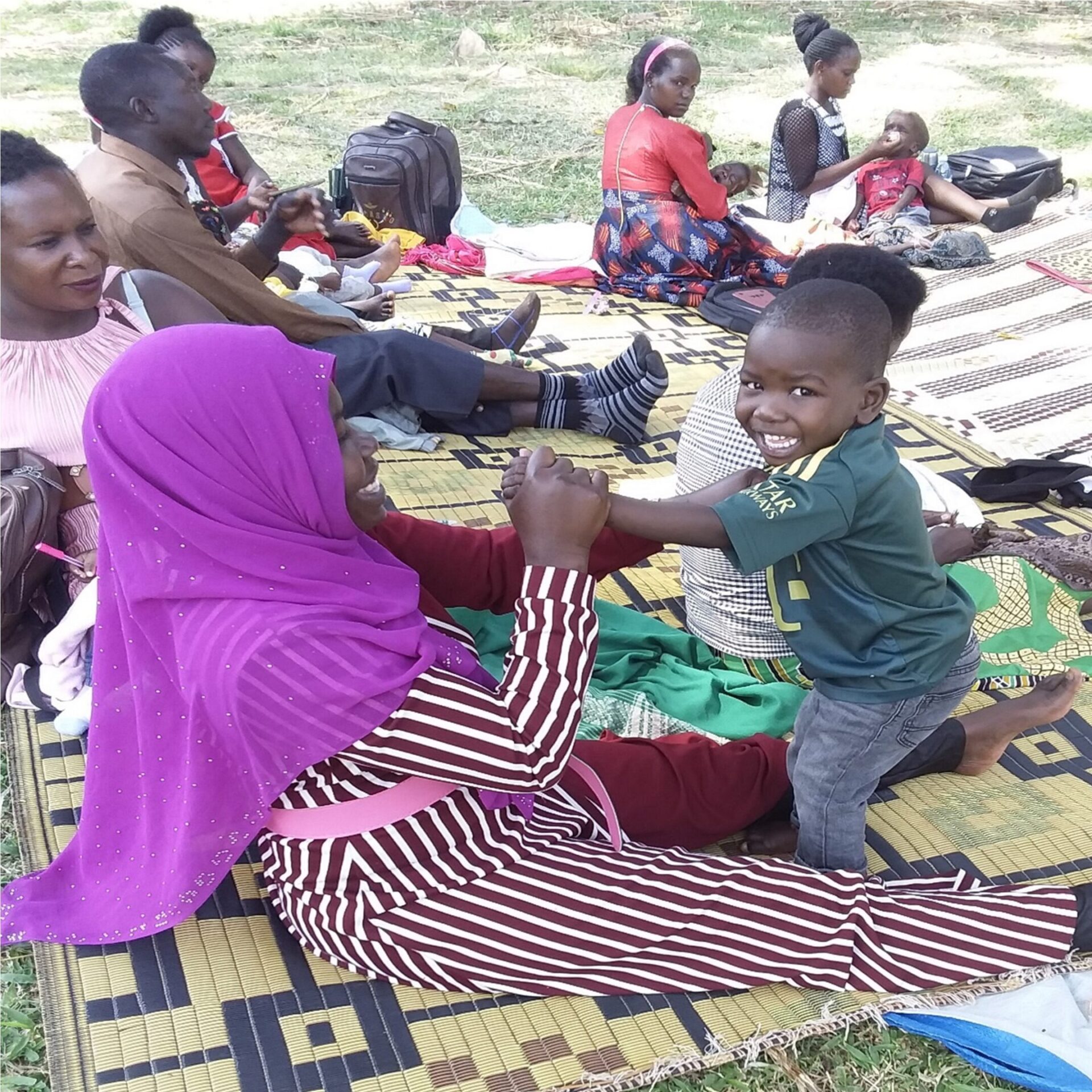 Akello and Susan at a Baby Ubunu session. Baby Ubuntu offers support for neurodisabilities Uganda